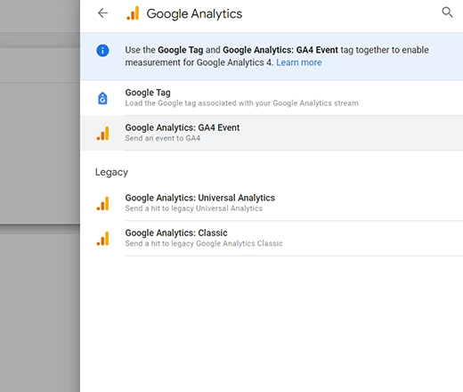 Google Tag Manager Google Analytics: GA4 Event